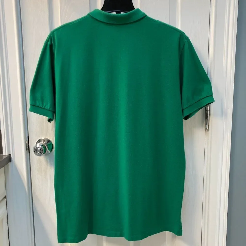 Polo Ralph Lauren Green Purple Pony Polo Shirt Size XL